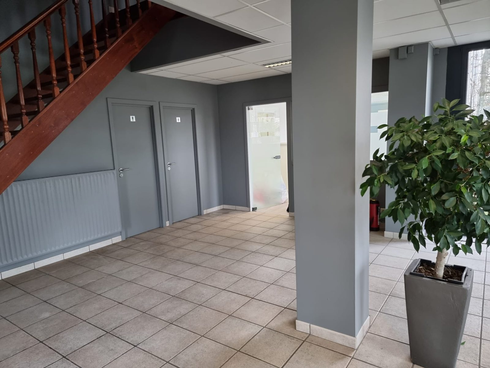 Le hall d'entrée